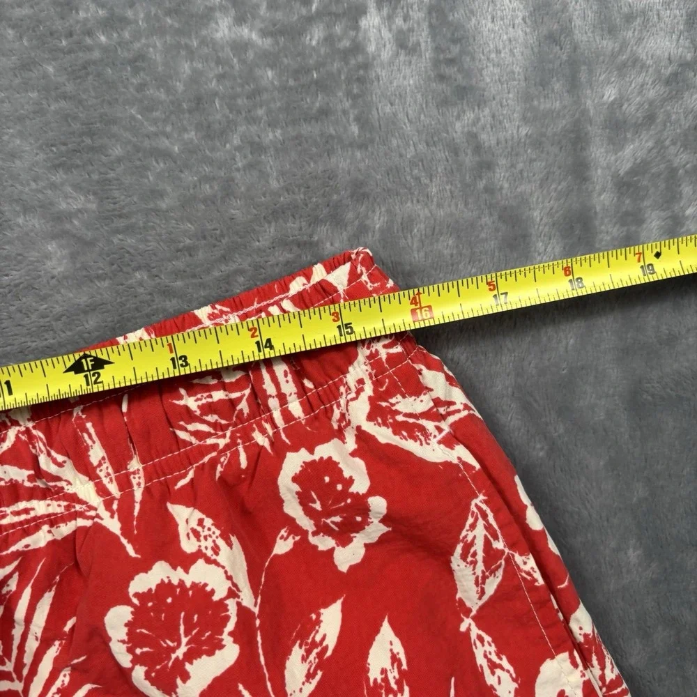 Vintage Polo Ralph Lauren Swim Trunks Mens Medium Red Floral Hawaiian Mesh Lined